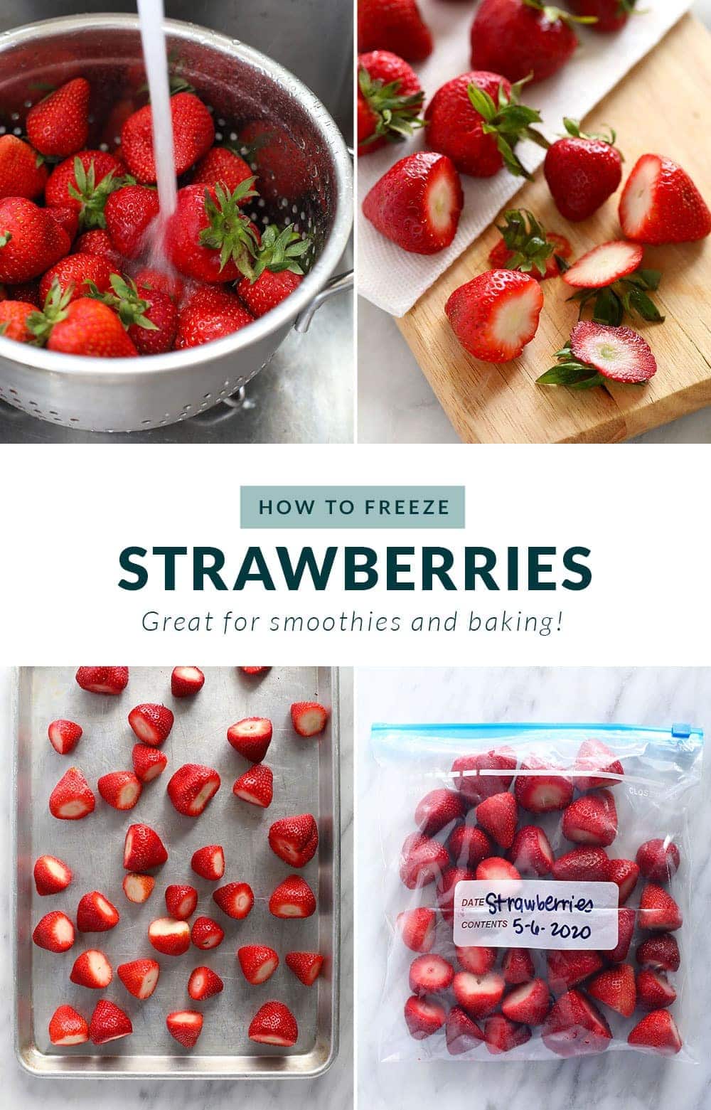 How to Freeze Strawberries, 3 Ways Including 1 Lazy Way