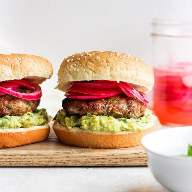 Mexican Juicy Lucy Burger - Fit Foodie Finds