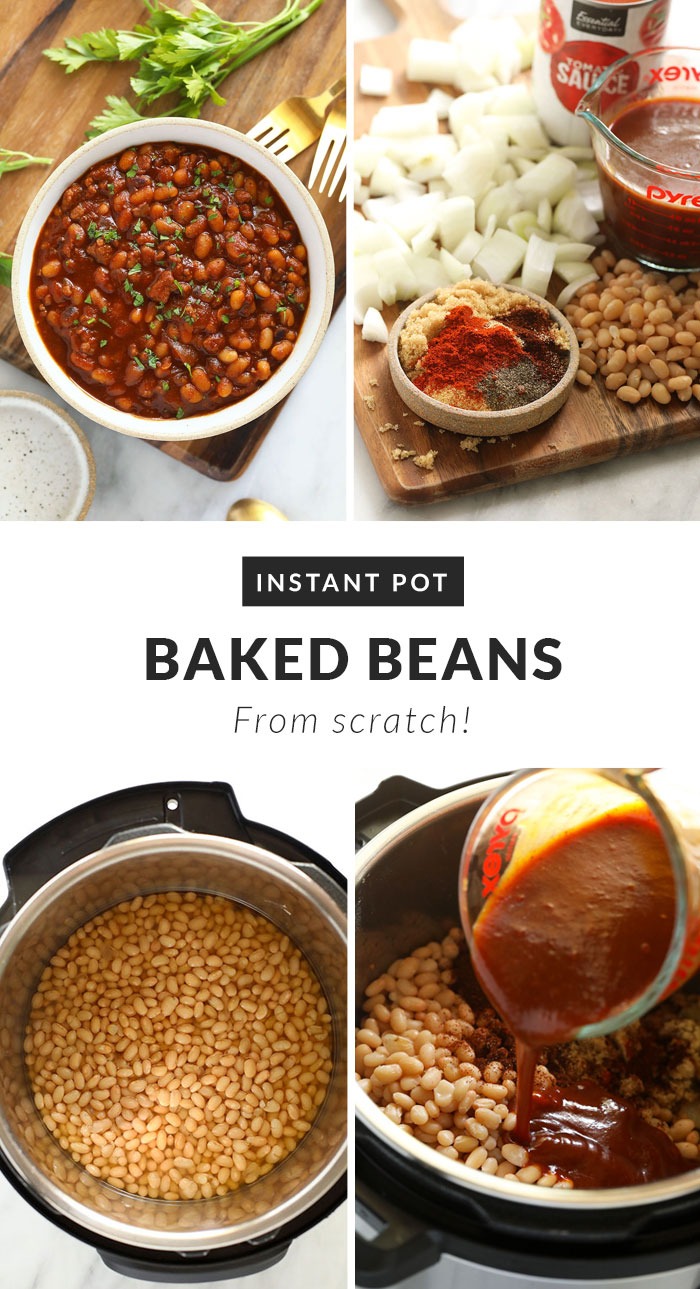 Instant Pot Baked Beans (Ready in ONE HOUR!) - Fit Foodie Finds