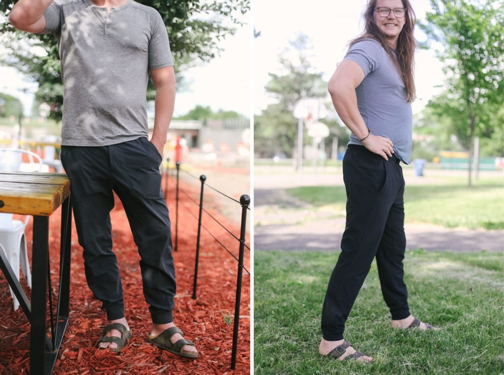 lululemon mens pants and joggers being sported by the fit foodie finds husbands