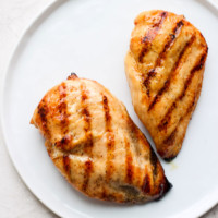 grilled chicken on plate