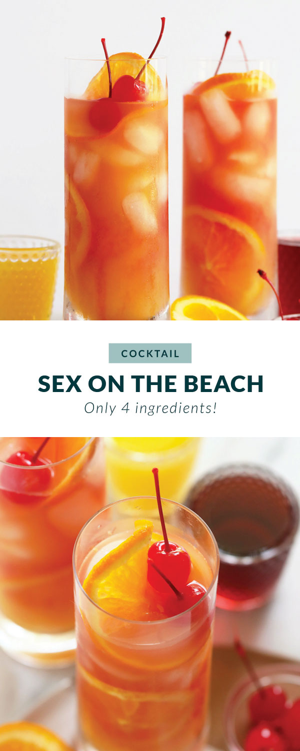 Sex On The Beach Drink 4 Ingredients Fit Foodie Finds