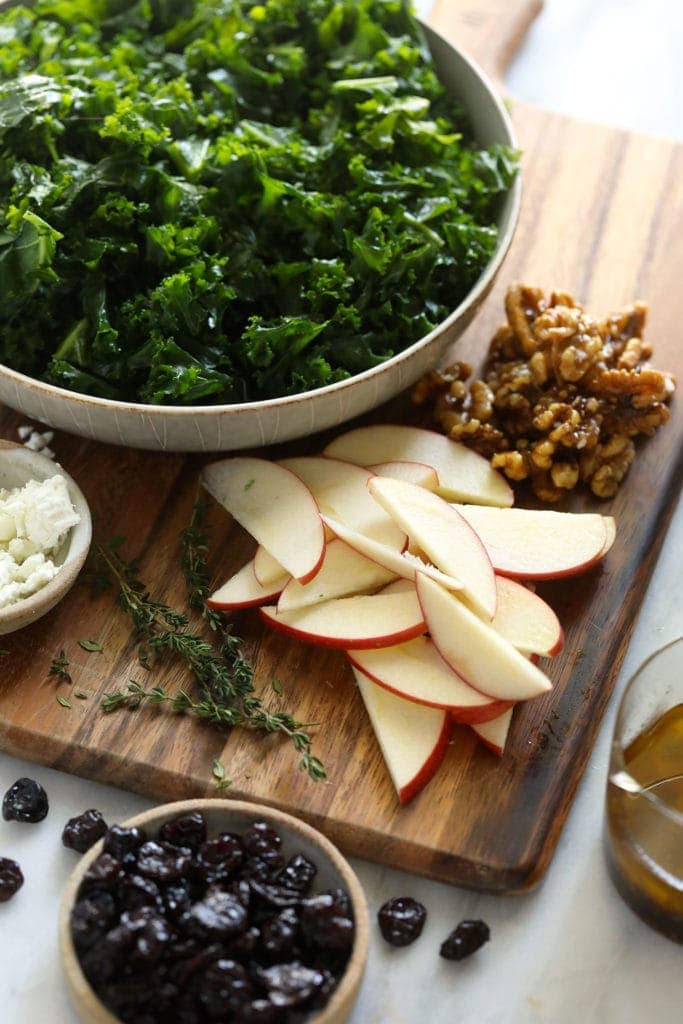 ingredients on cutting board