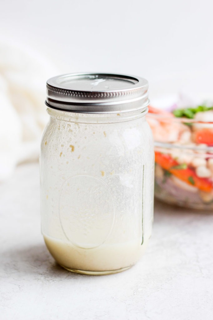 Healthy Shrimp Salad (no mayo dressing!) - Fit Foodie Finds