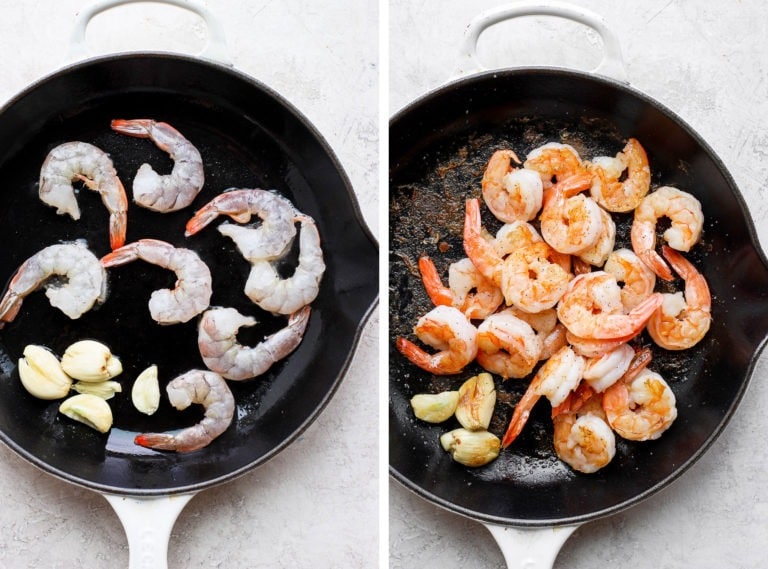Healthy Shrimp Salad (no mayo dressing!) - Fit Foodie Finds
