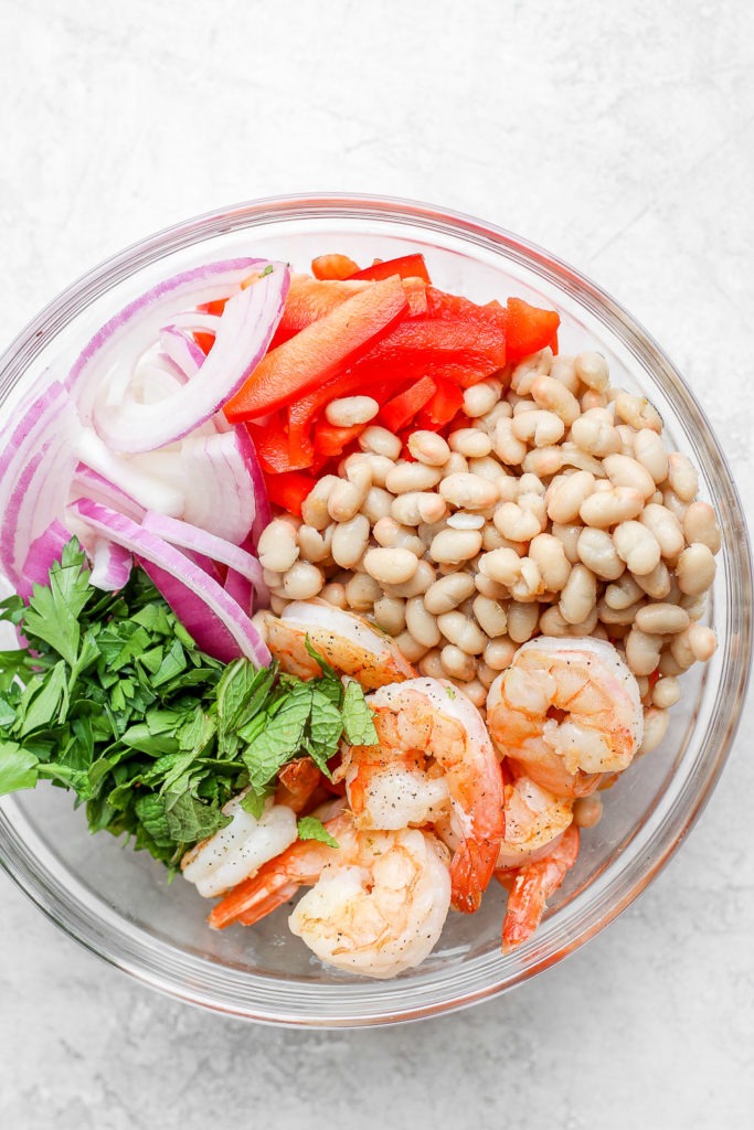 Healthy Shrimp Salad No Mayo Dressing Fit Foodie Finds