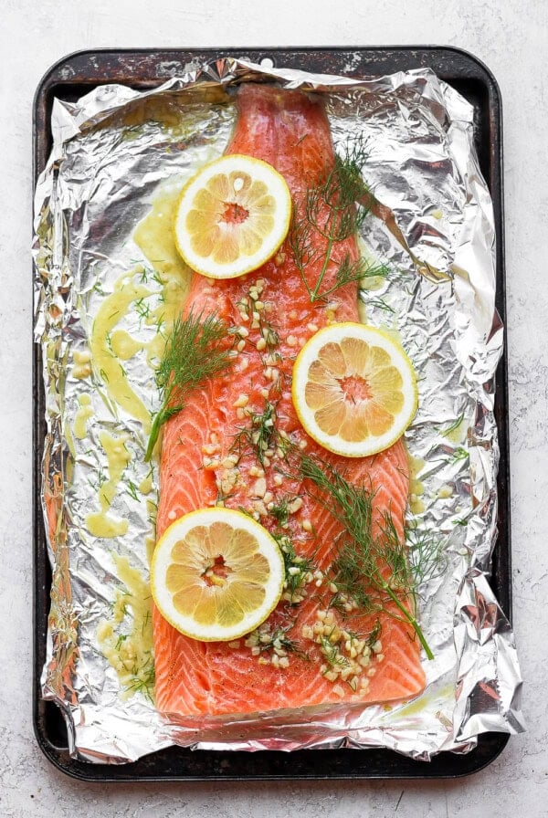 salmon in foil
