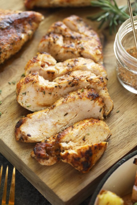 Juicy Pan Seared Chicken Breast - Fit Foodie Finds