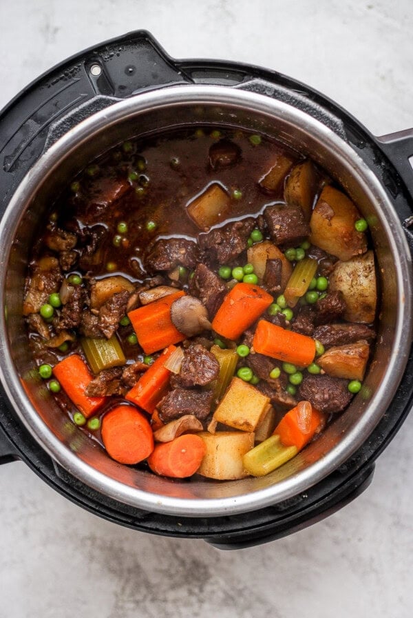 instant pot beef stew with vegetables