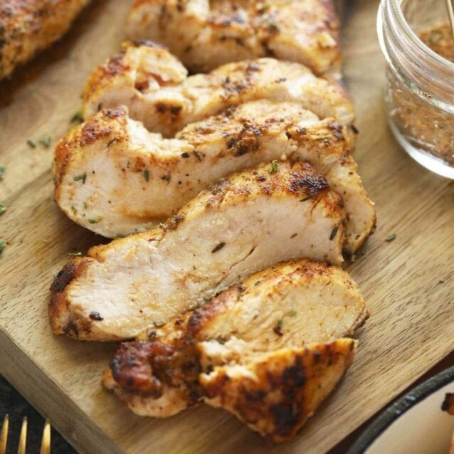 Juicy Air Fryer Chicken Breast (ready in 20 minutes!) - Fit Foodie Finds