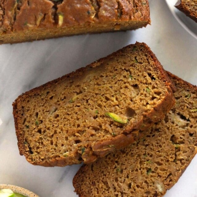 Chocolate Zucchini Bread - Fit Foodie Finds