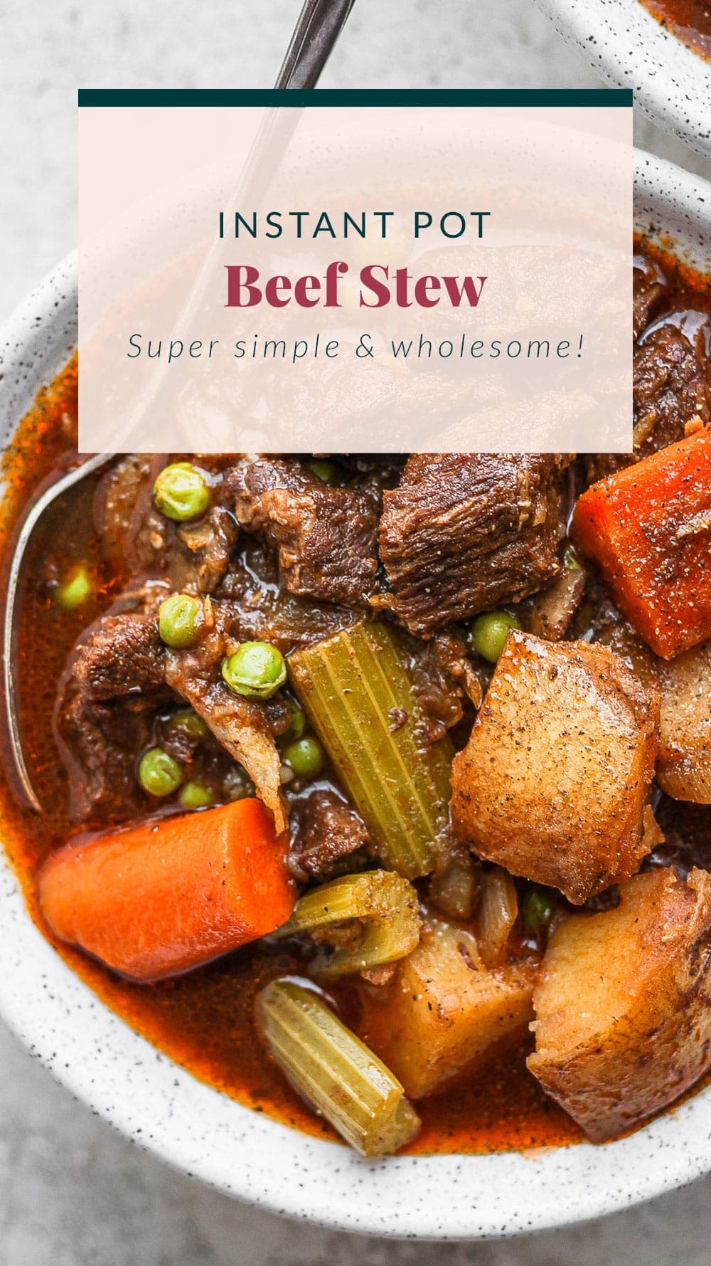 Instant Pot Beef Stew (ready in under 1 hr!) - Fit Foodie Finds