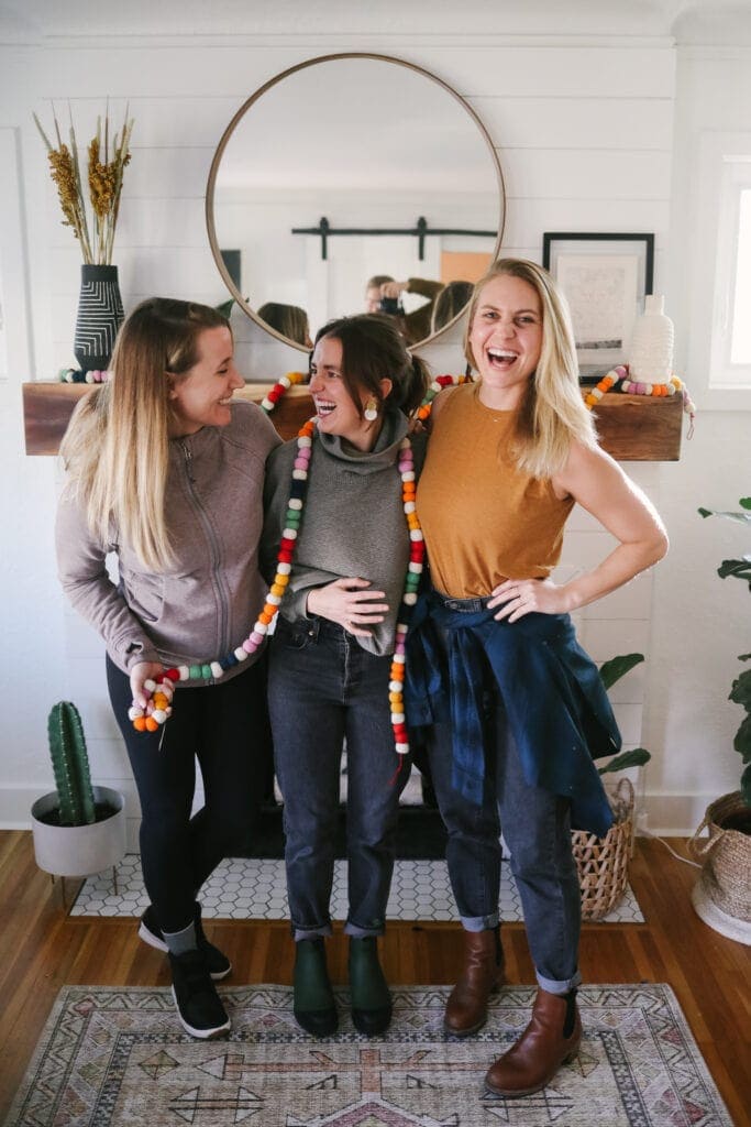 Our lululemon holiday wish list is here, and we can't wait to show you how versatile these pieces are. fit foodie finds wearing lululemon in front of a fire place