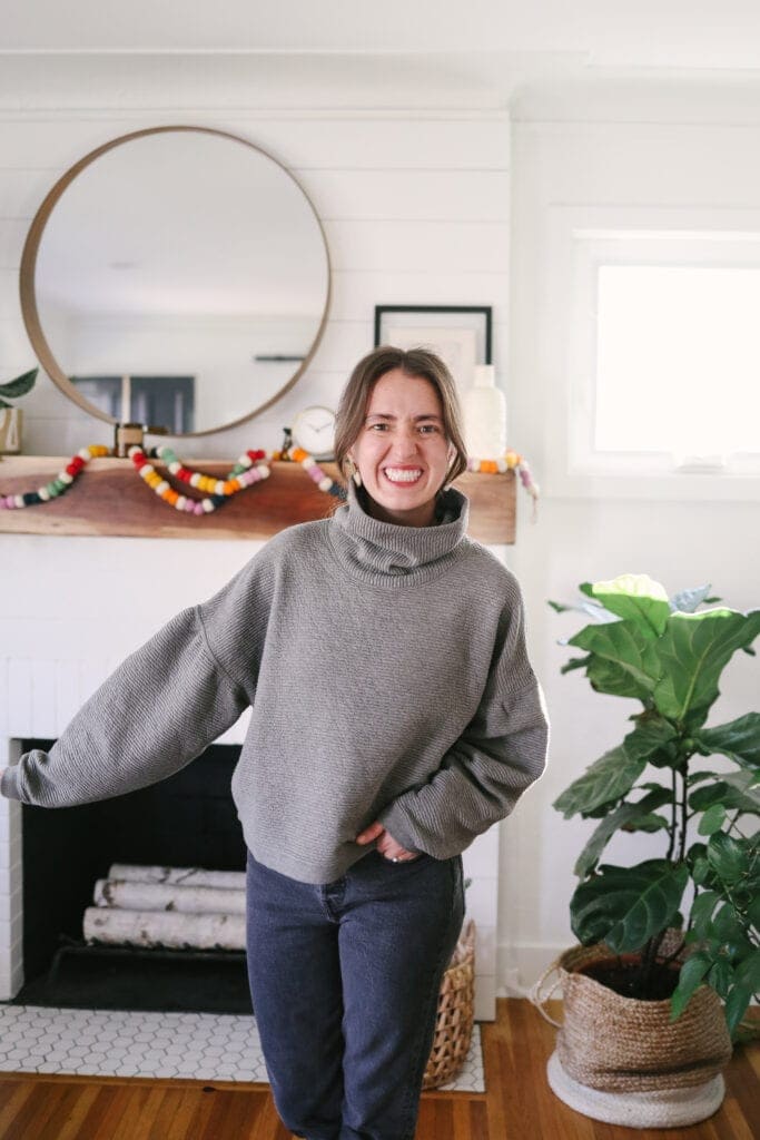 Our lululemon holiday wish list is here, and we can't wait to show you how versatile these pieces are. linley wearing a lululemon sweatshirt