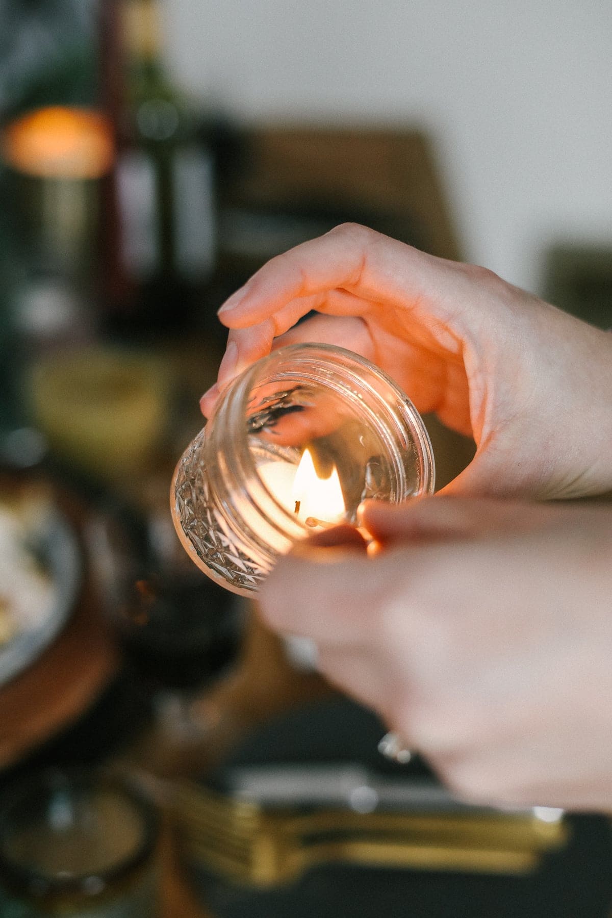 jar with candle