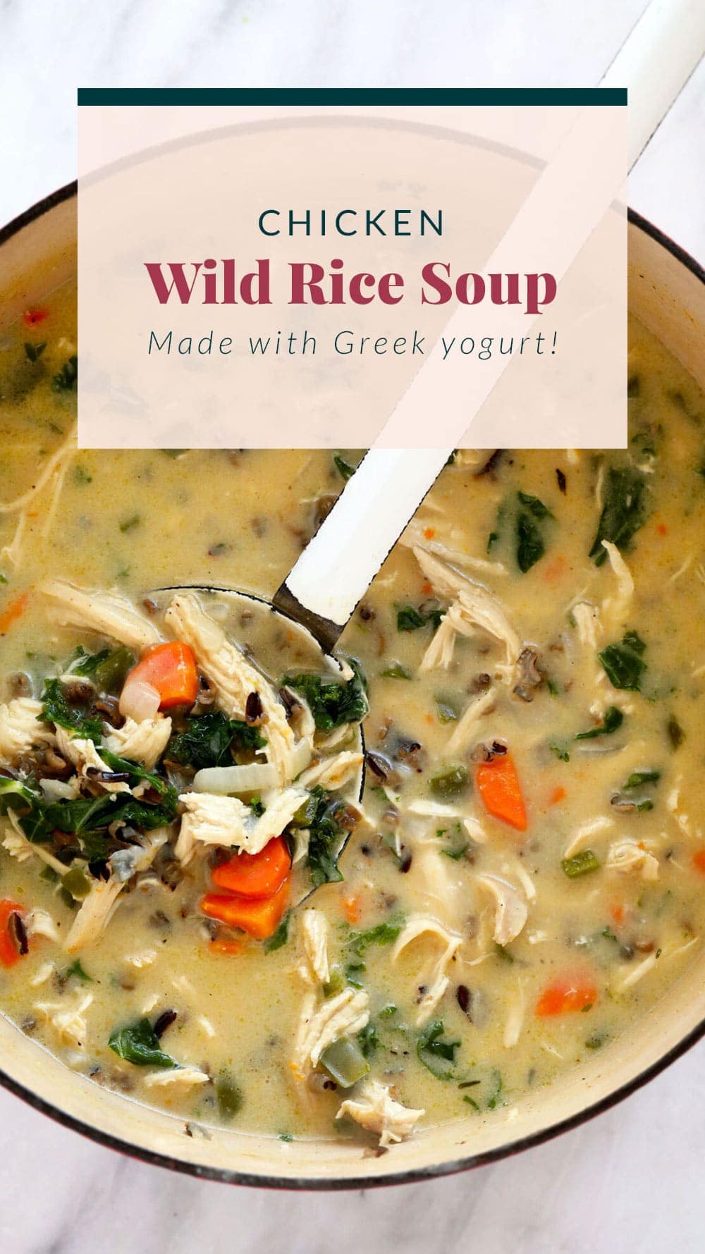 Ultimate Chicken Wild Rice Soup (serves 6!) - Fit Foodie Finds