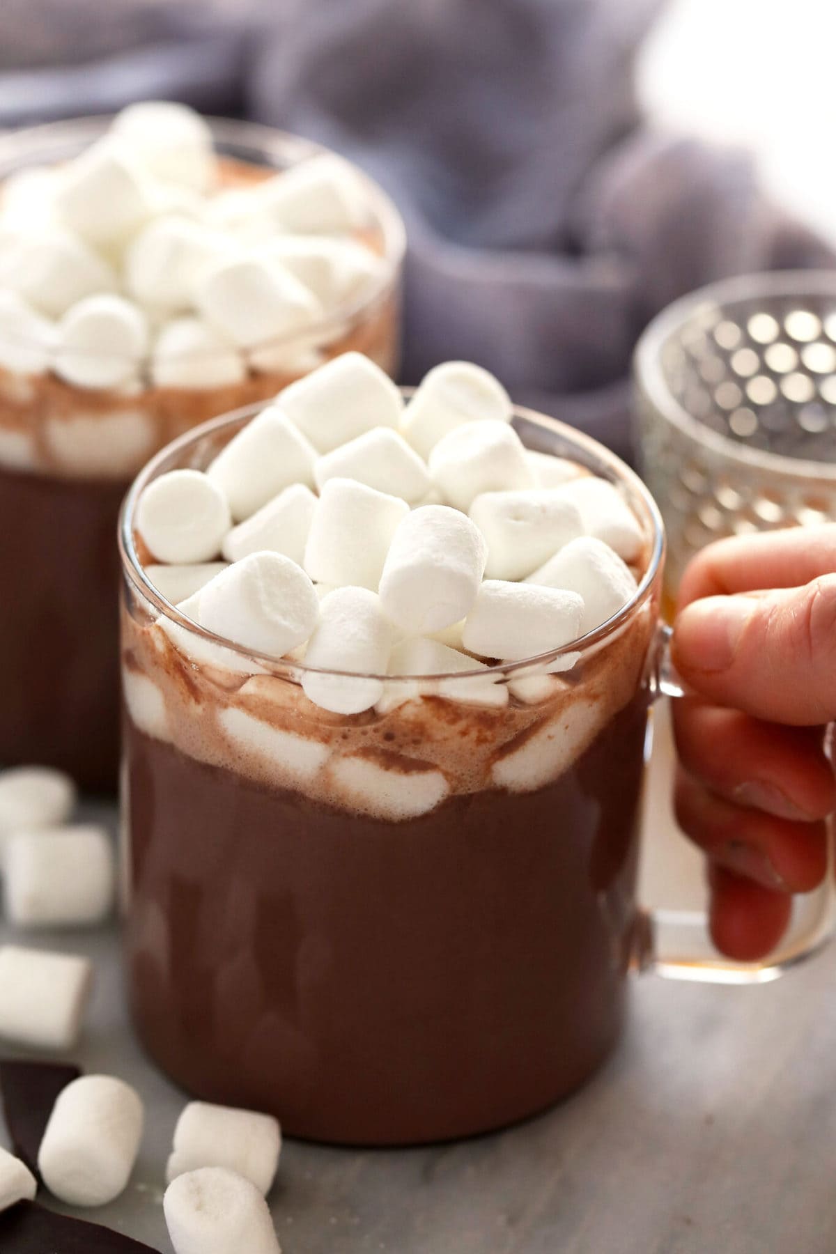 Easy Spiked Hot Chocolate (5 ingredients!) - Fit Foodie Finds
