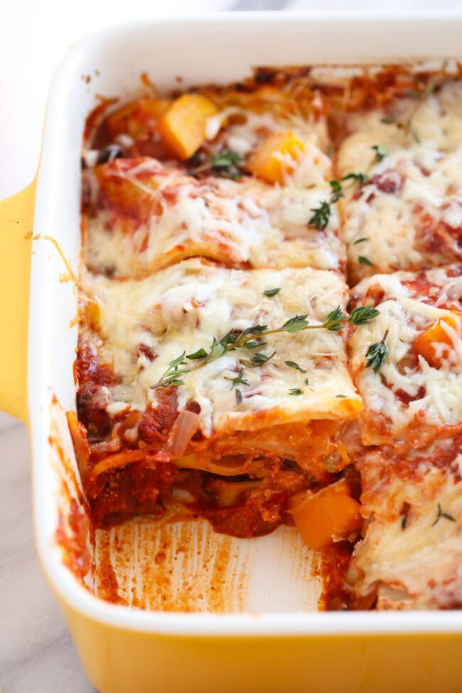 Butternut Squash Lasagna - Fit Foodie Finds