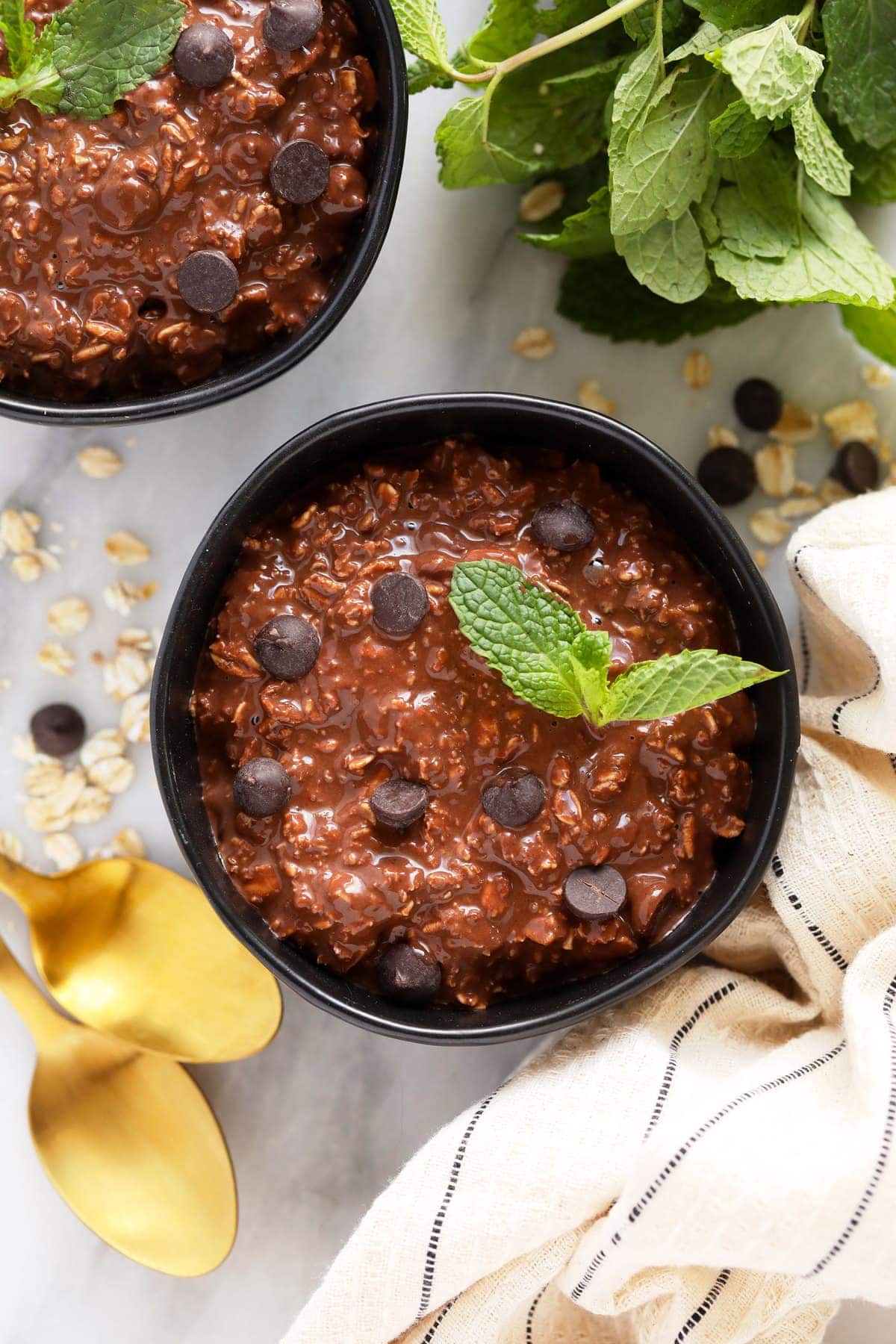 overnight oats in a bowl