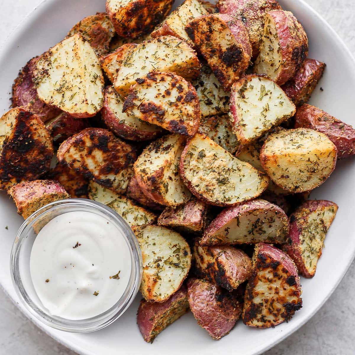 Ranch Roasted Potatoes (in 30 min!) - Fit Foodie Finds