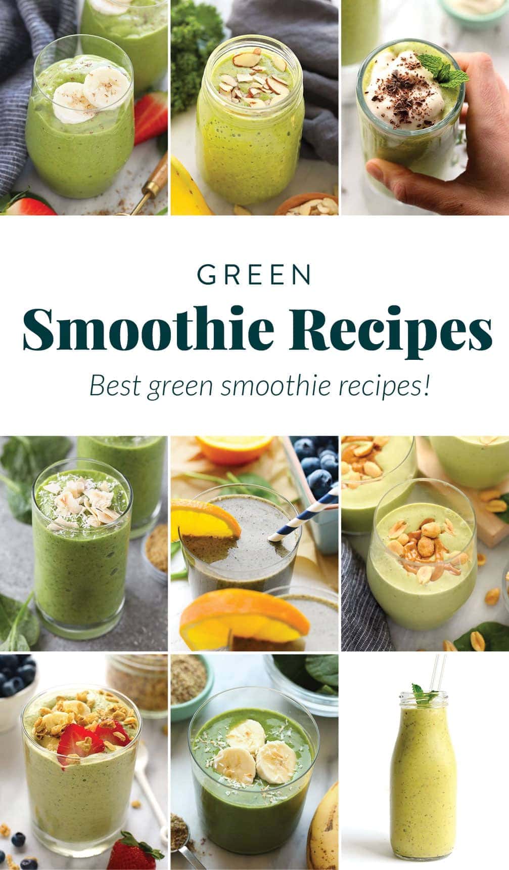 green smoothies.