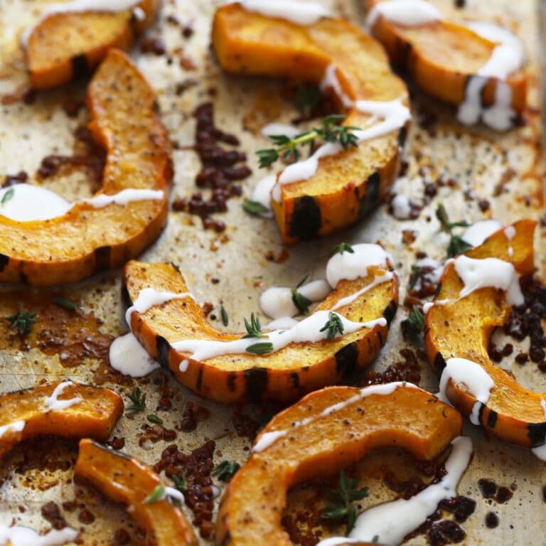 Roasted Delicata Squash Recipe - Fit Foodie Finds