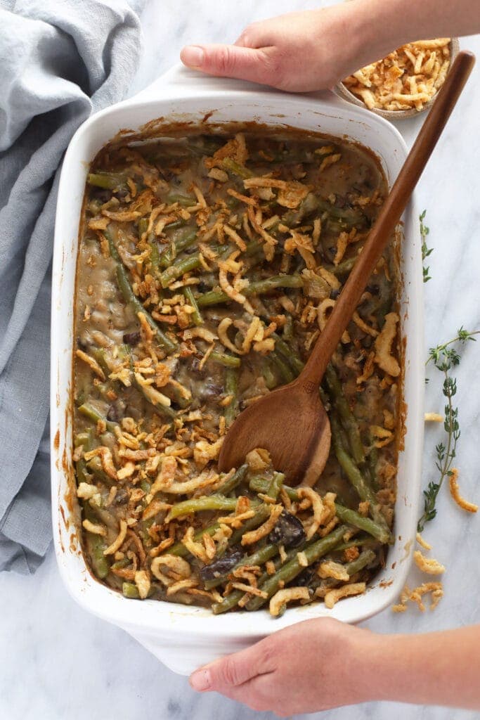 Fresh Green Bean Casserole With Video House Of Nash Eats