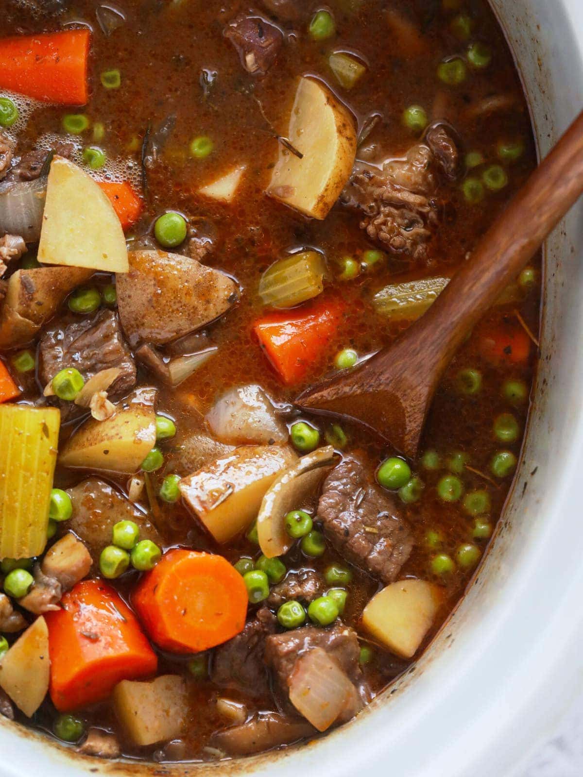 Slow Cooker Beef Stew - Fit Foodie Finds