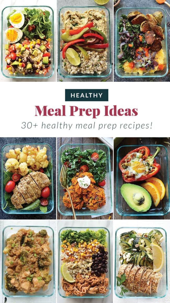 Healthy Meal Prep Recipes 30 Ways - Fit Foodie Finds