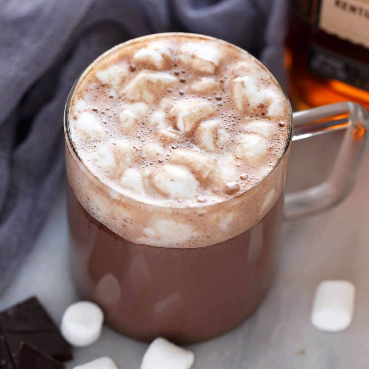 Spiked Vegan Hot Chocolate