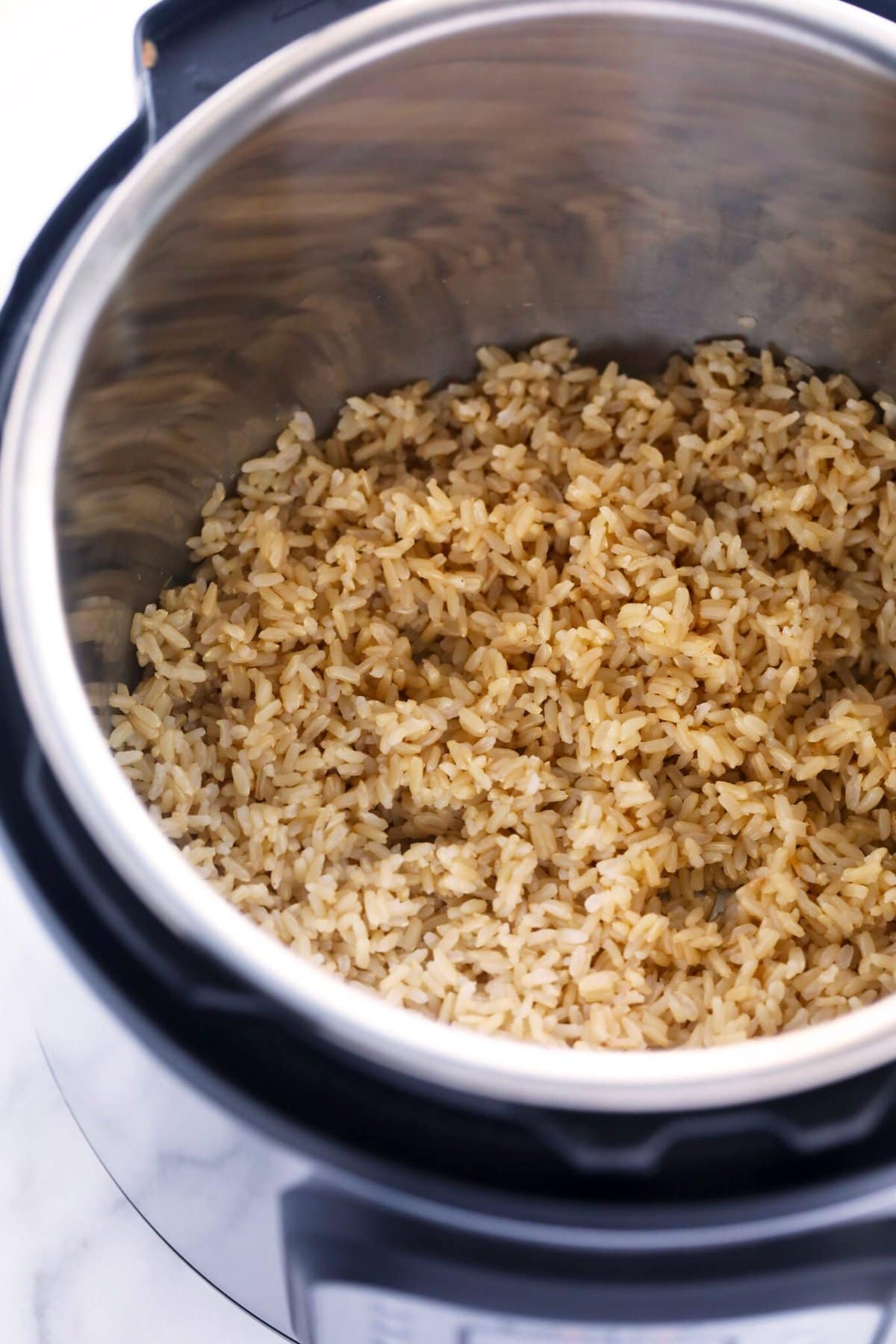 Instant Pot Brown Rice (Short + Long Grain!) - Fit Foodie Finds