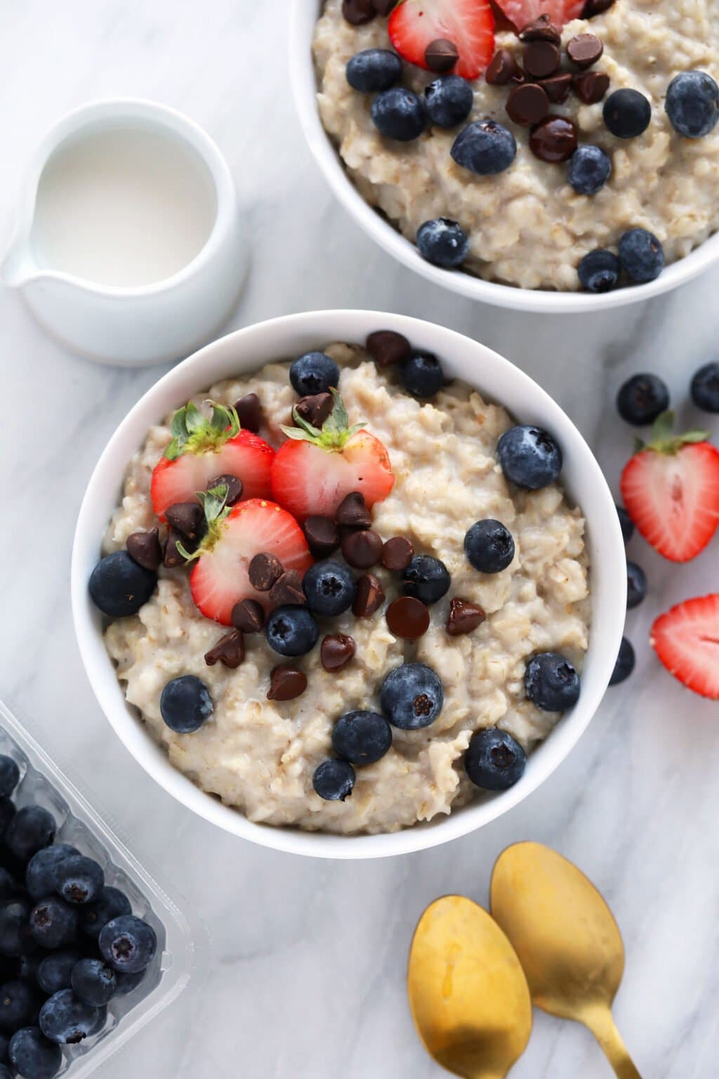 Instant Pot Oatmeal (with rolled oats) Fit Foodie Finds