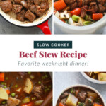 slow cooker beef stew recipe