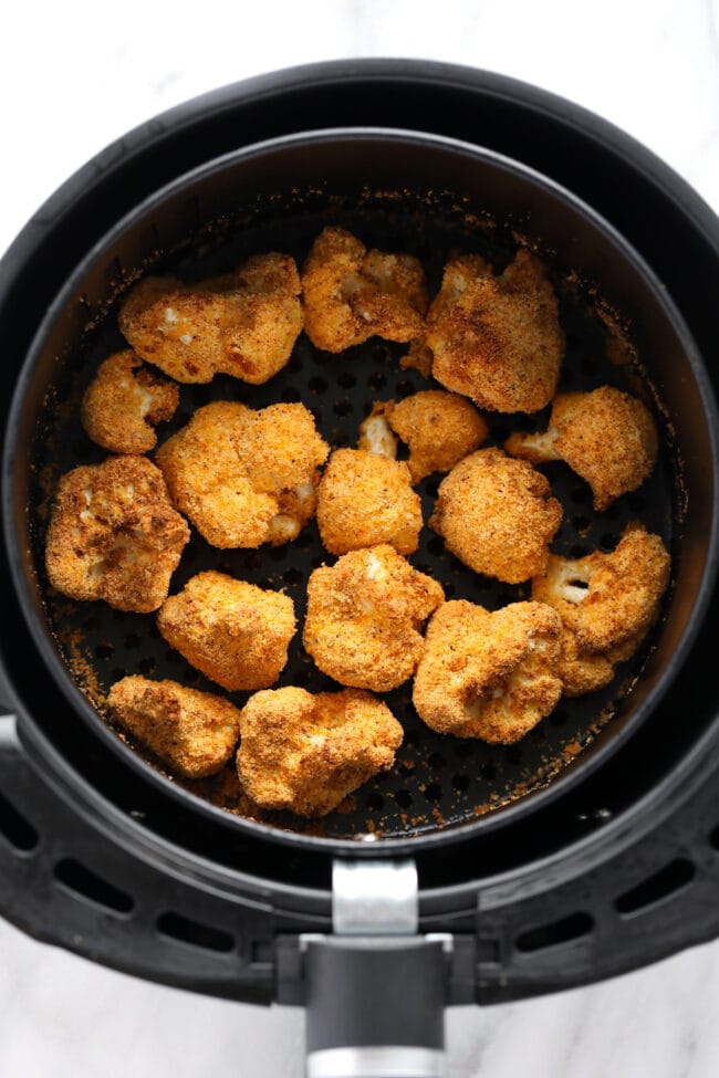 Crispy Air Fryer Buffalo Cauliflower - Fit Foodie Finds