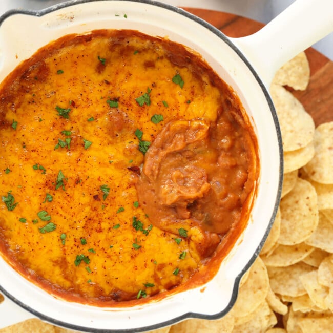 The Best Bean Dip (ready in 25 minutes!) - Fit Foodie Finds