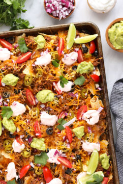 Beef Nachos (ready in 20 minutes!) - Fit Foodie Finds