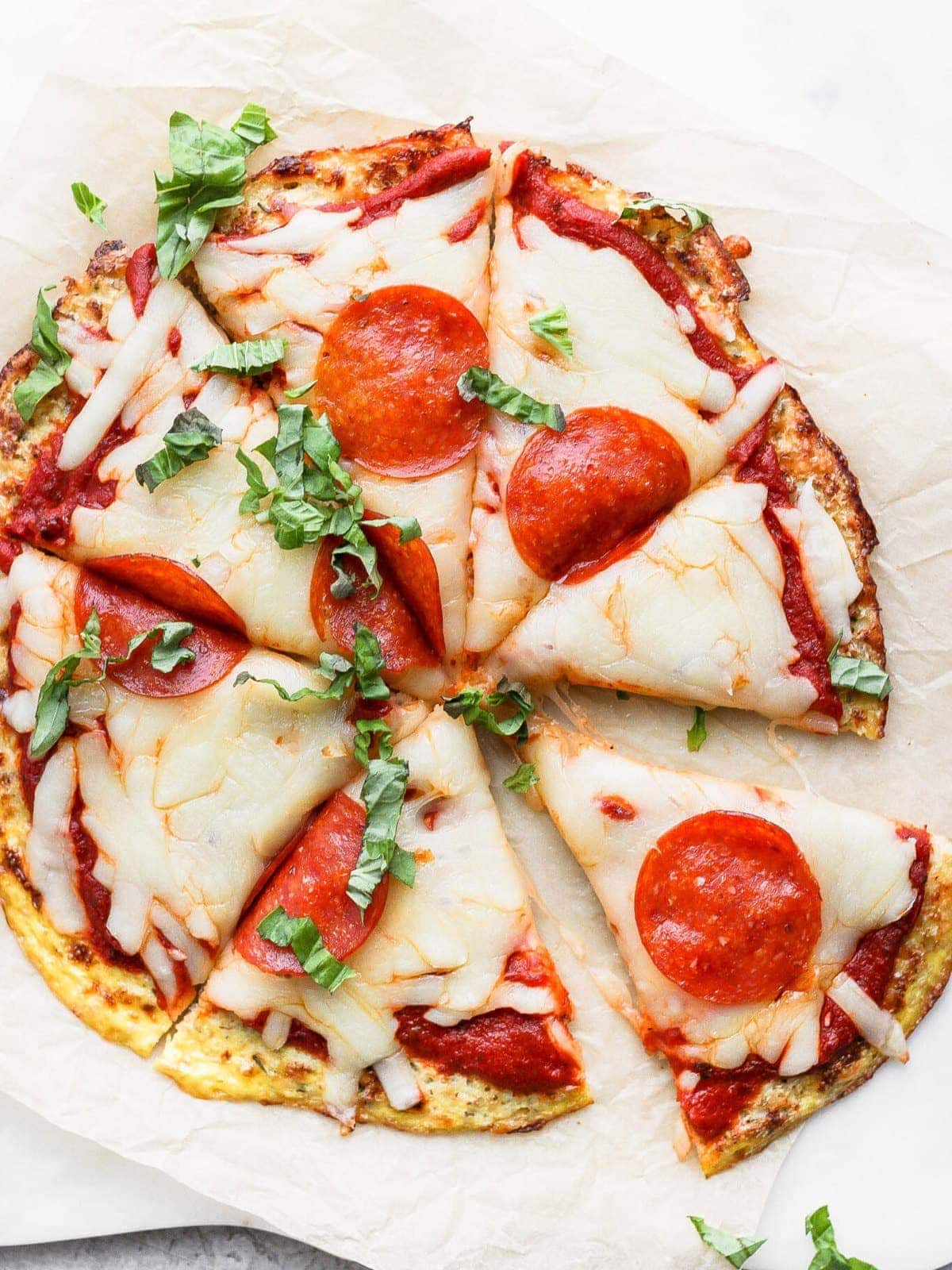 Low Carb Cauliflower Pizza Crust - Fit Foodie Finds