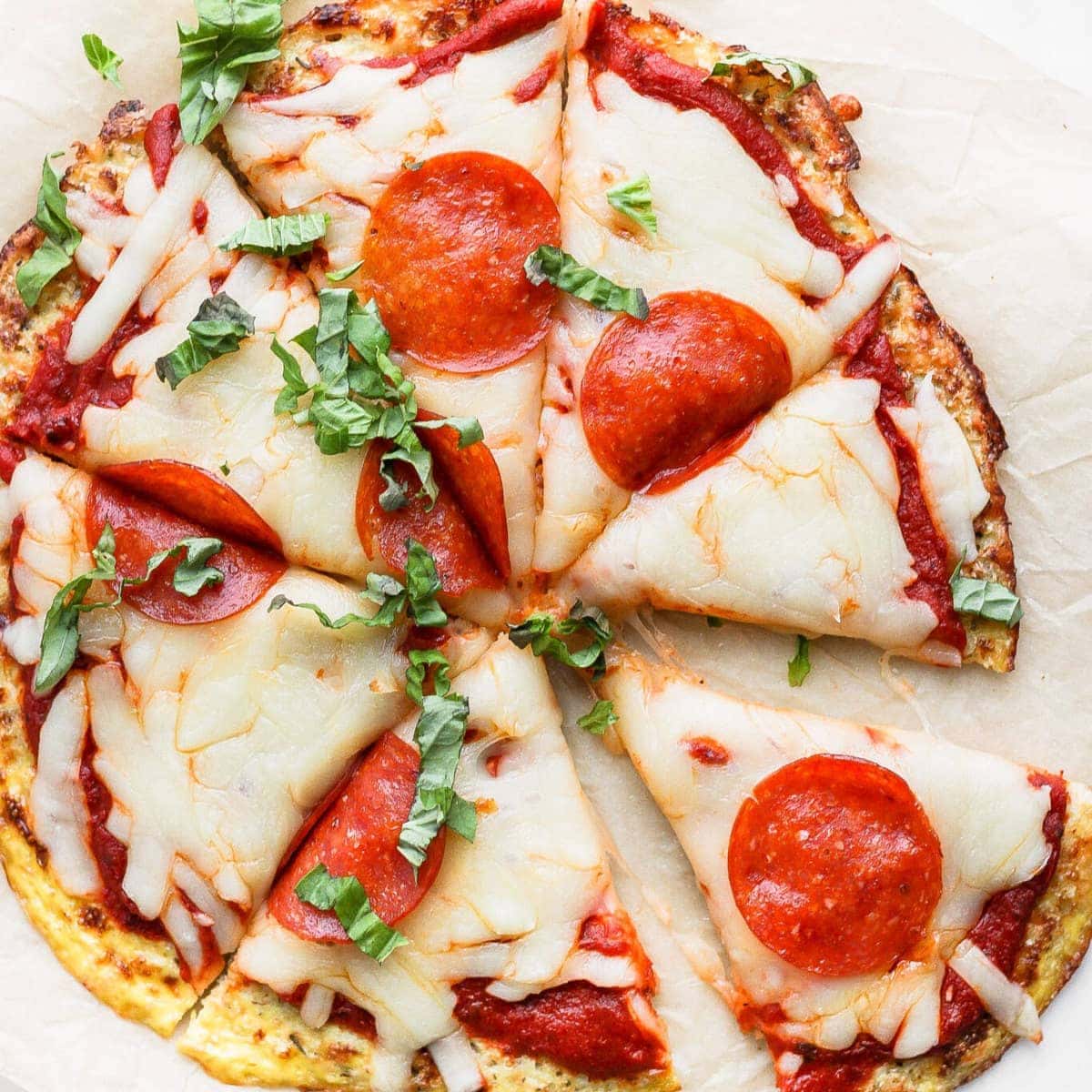 Low Carb Cauliflower Pizza Crust - Fit Foodie Finds
