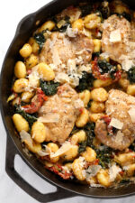 Creamy Tuscan Chicken and Gnocchi - Fit Foodie Finds