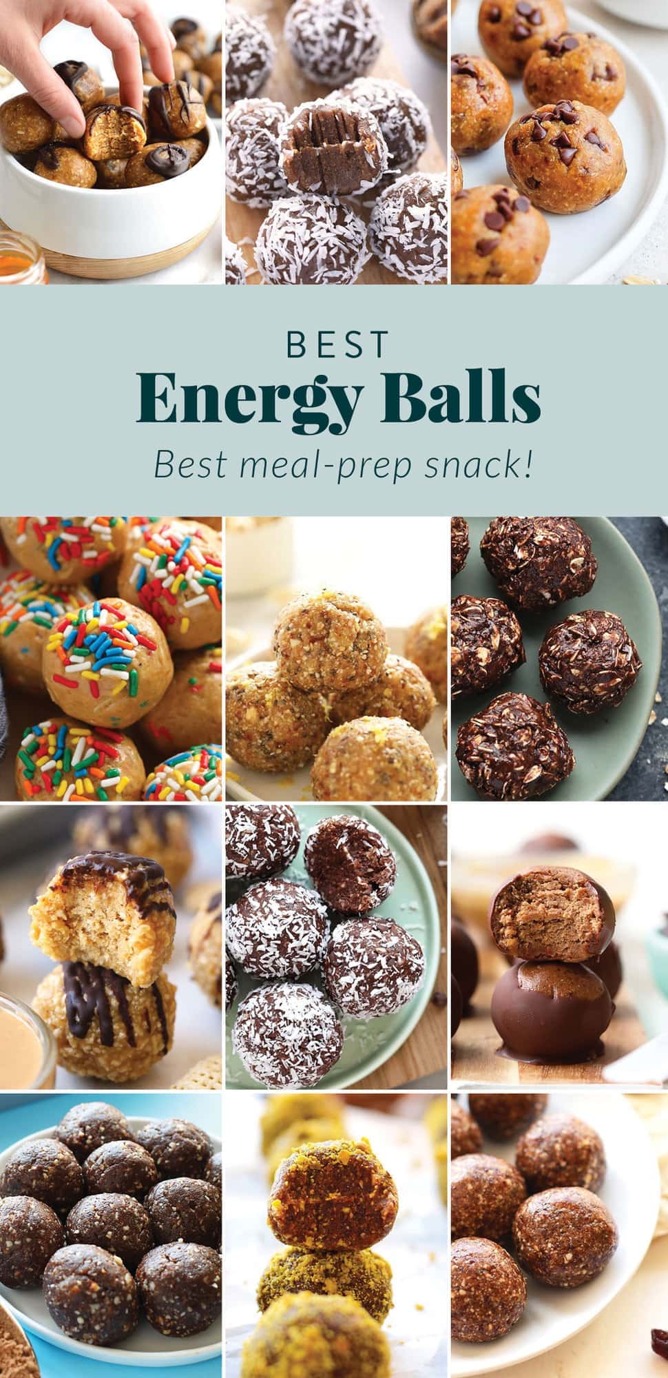 Protein Balls {4 Ingredients Only} - FeelGoodFoodie