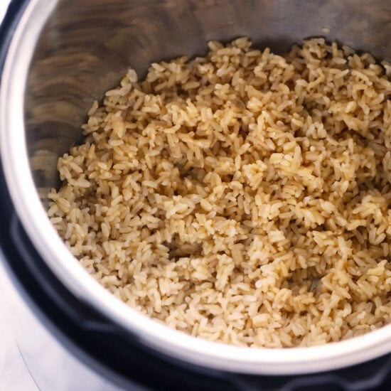 brown rice in an instant pot.