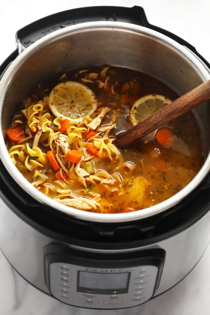 The Most Flavorful Homemade Chicken Noodle Soup - Fit Foodie Finds