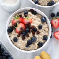 oatmeal in bowl