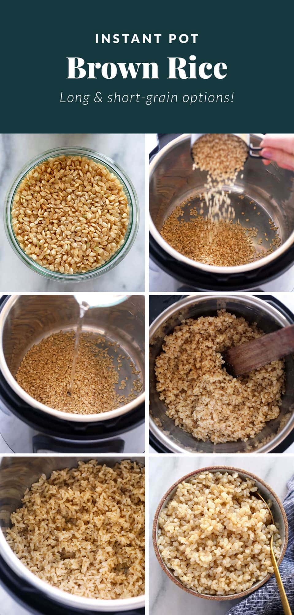 طرز تهیه برنج قهوه ای قابلمه فوری