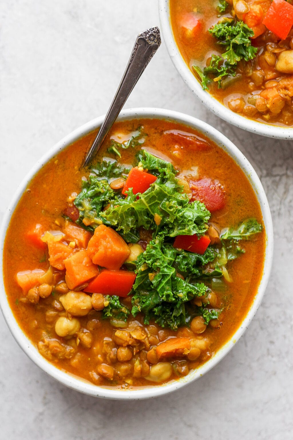 Instant Pot Lentil Soup (GF + Vegan) - Fit Foodie Finds