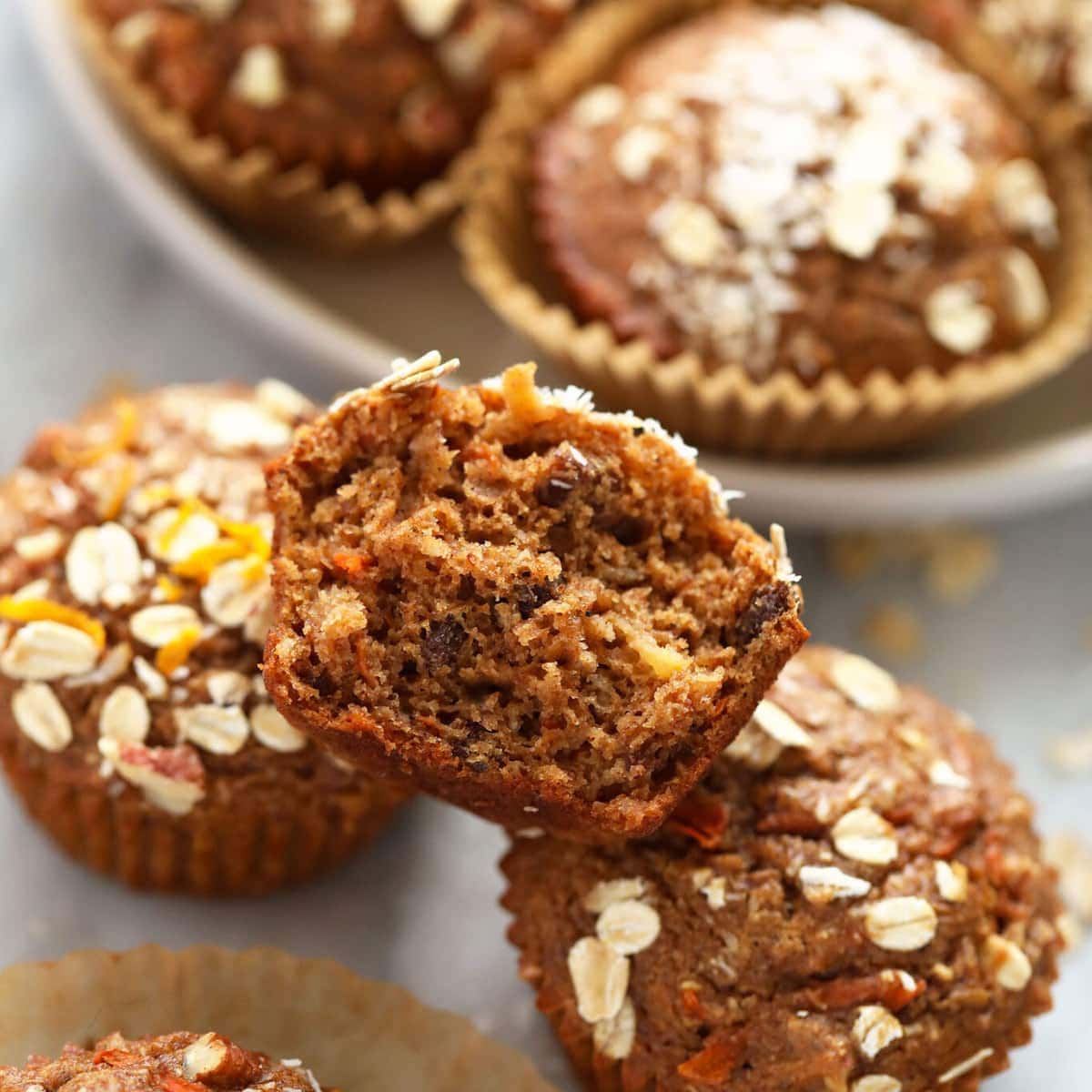 Morning Glory Muffins (Healthy!) - Fit Foodie Finds