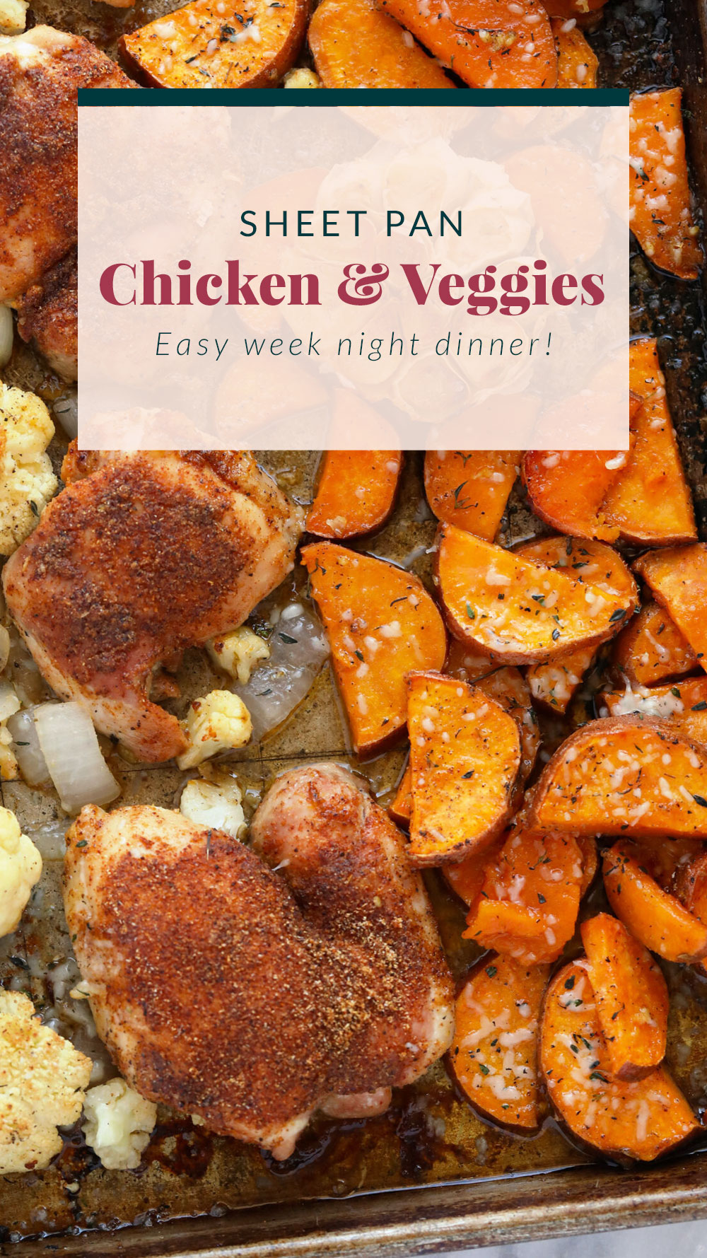 Sheet Pan Chicken and Veggies (GF + Easy )- Fit Foodie Finds