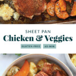 Sheet pan chicken and veggies