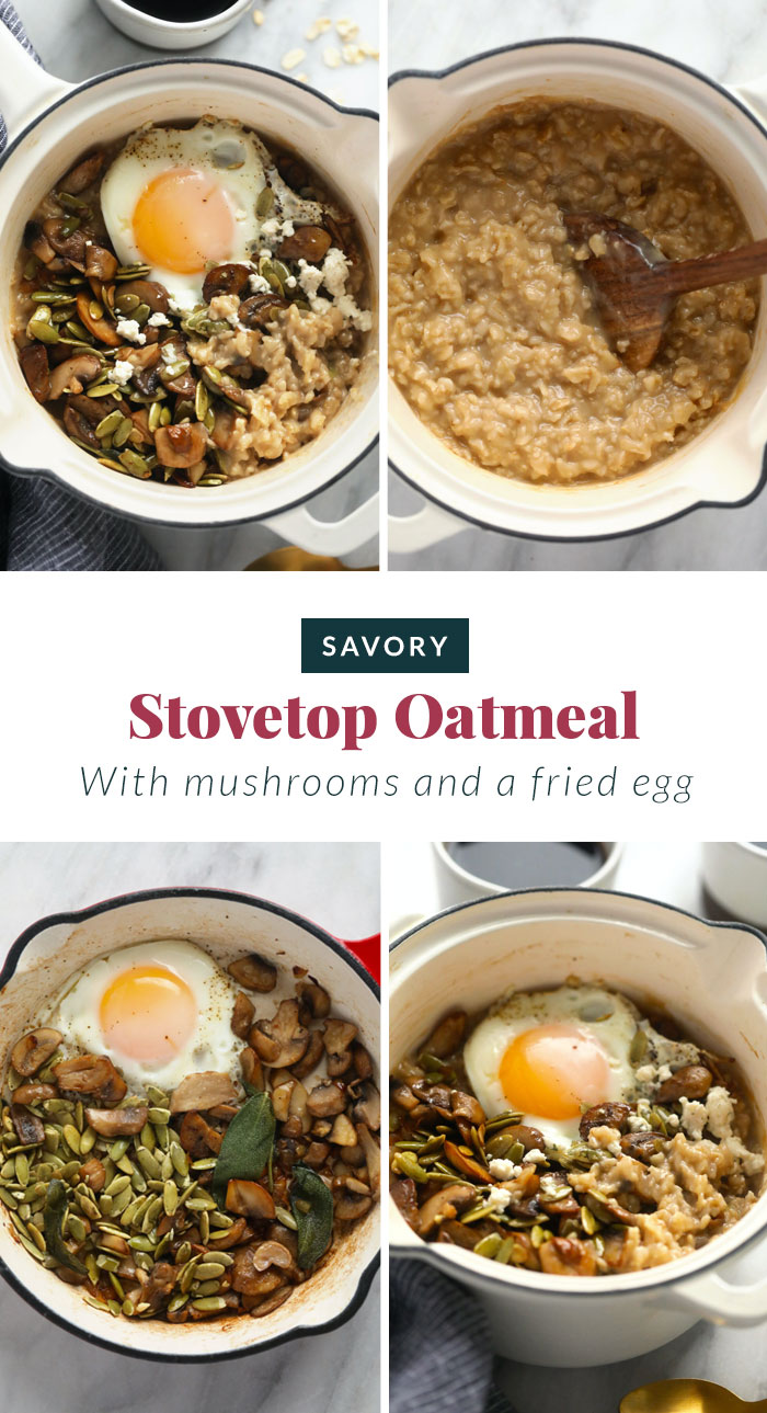 Savory Oatmeal Recipe Fit Foodie Finds   Stovetoppin 