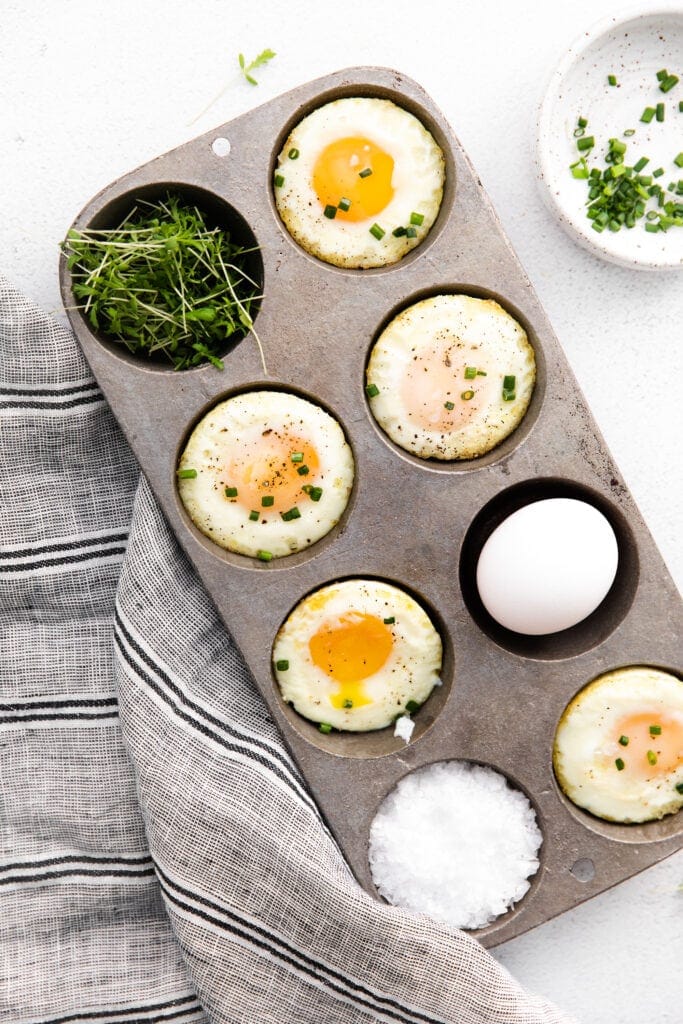 muffin tin eggs